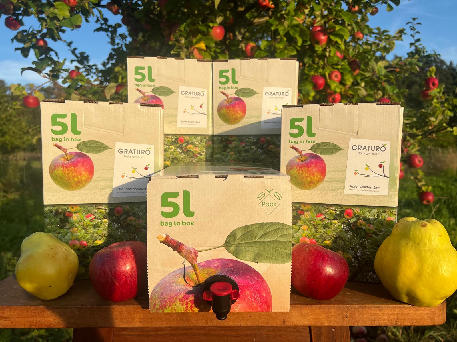 Unser Probierpaket mit allen Säften